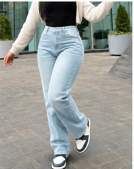 Jean Femme Vintage Boyfriend – Coupe Droite Loose & Esprit Années 90 VELICYA