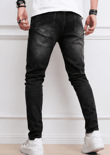 Jean Homme Slim Fit Vintage – Denim Stretch Déchiré & Effet Moustaches VELICYA