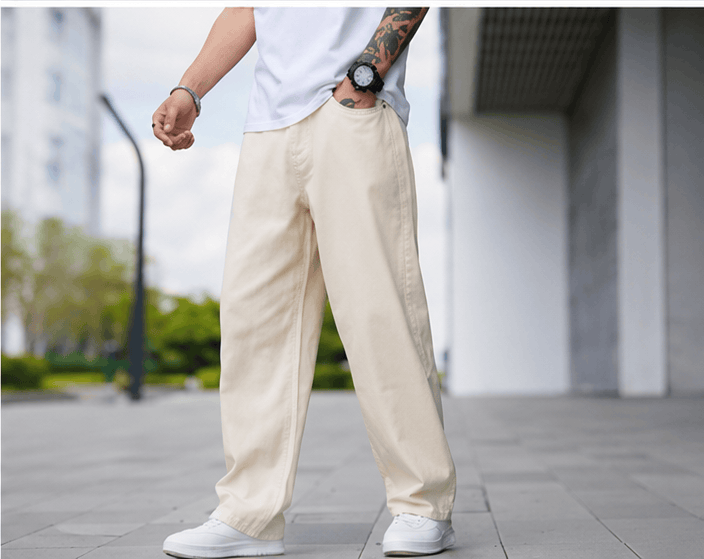 Pantalon Jean Homme Coupe Droite – Casual, Minimaliste & Tendance VELICYA