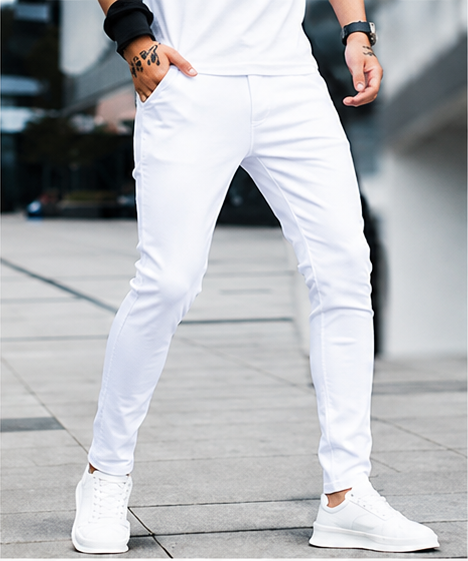 Jean skinny à poches pour homme – Élégance décontractée et style urbain
