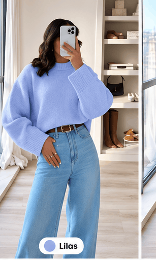 Pull Femme Gris en Maille Col Rond – Style Minimaliste & Casual Chic VELICYA