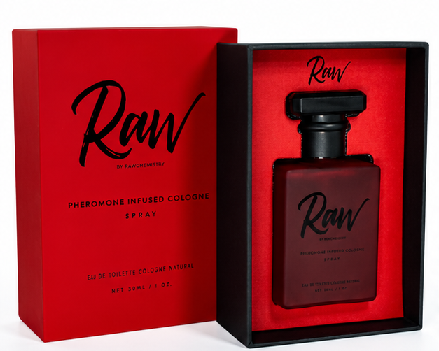 🖤 RAW Chemistry Pheromone Cologne Homme – Parfum Boisé Épicé & Séduction Élégante