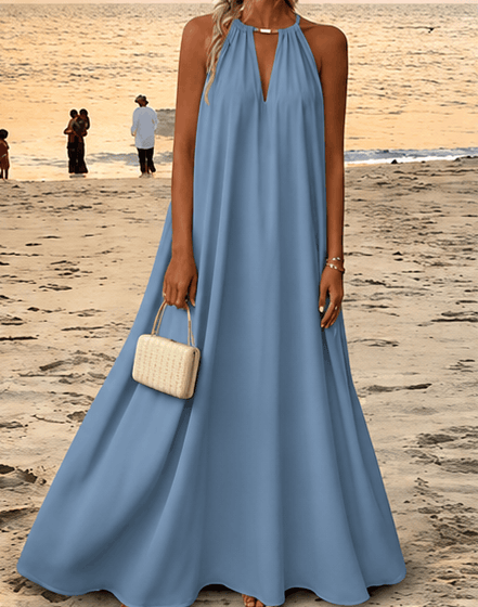 Robe longue Hotletica – Coupe évasée et dos-nu