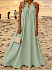 Robe longue Hotletica – Coupe évasée et dos-nu