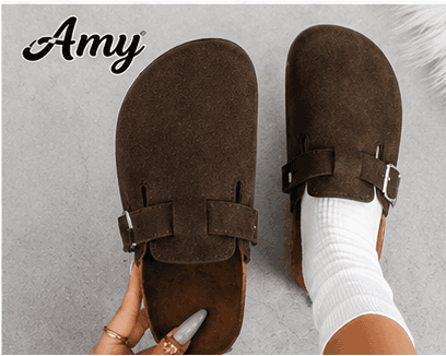 Sabots Mule Femme en Suédine – Doublés ou Classiques, Confort & Style Casual VELICYA