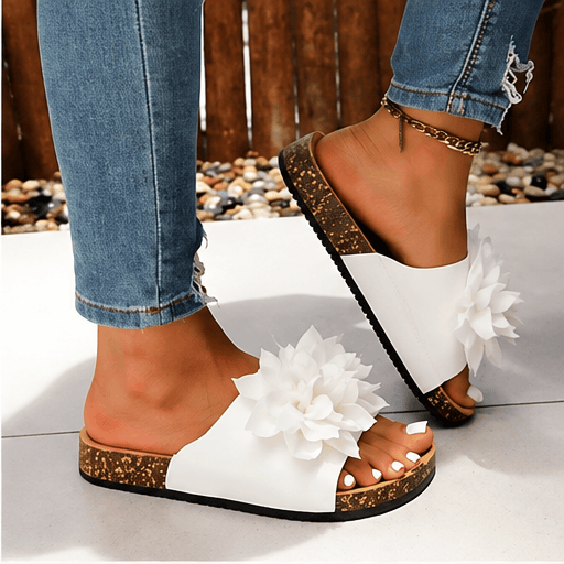 🌸 Sandales Plates Femme à Fleurs – Style Bohème Chic & Confort Estival VELICYA