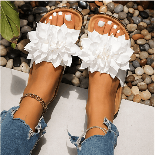 🌸 Sandales Plates Femme à Fleurs – Style Bohème Chic & Confort Estival VELICYA
