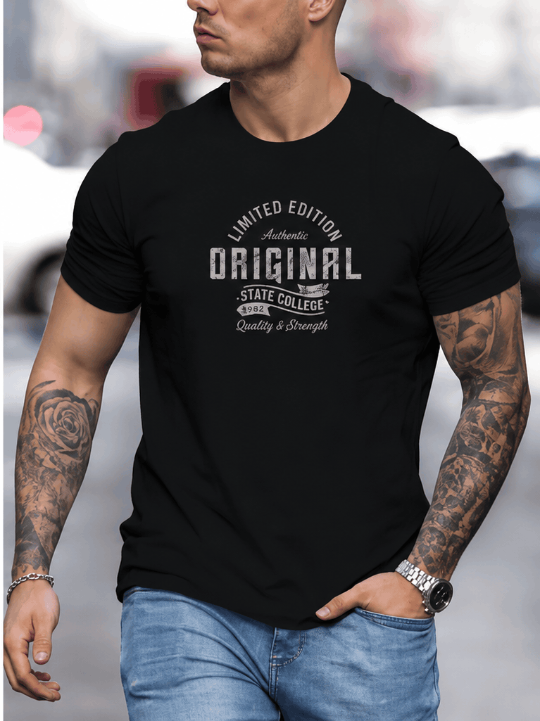 T-Shirt Homme 100 % Coton – Slim Fit, Col Rond & Style Casual Essentiel VELICYA