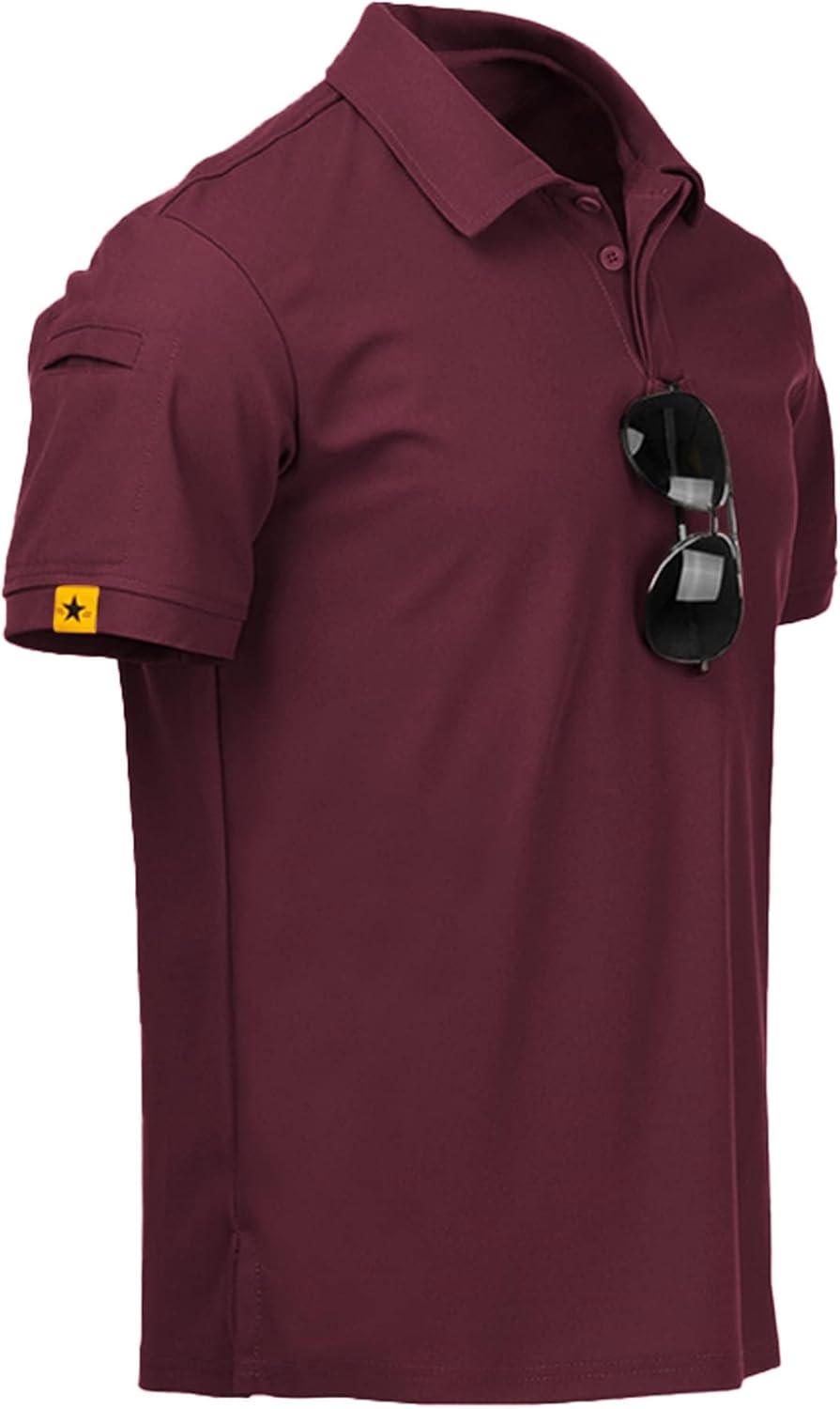 ZITY Polo de sport tactique à manches courtes pour homme – Polo athlétique style golf, élégant et décontracté pour le quotidien VELICYA