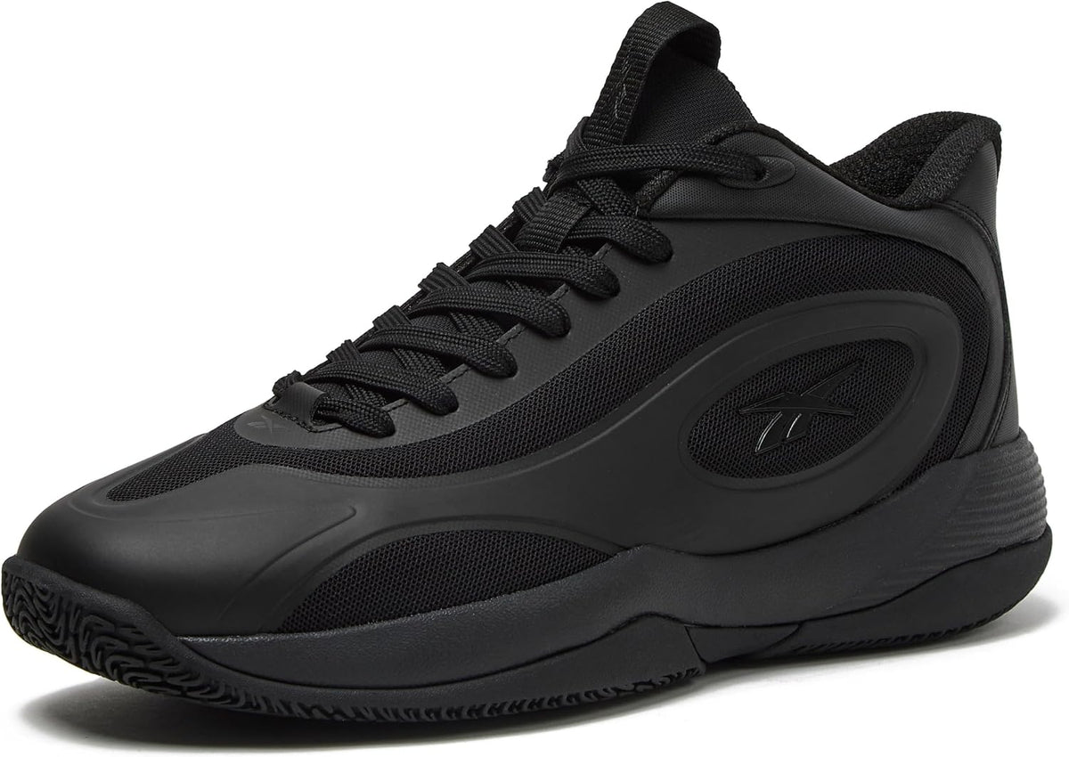 Reebok Open Gym High Top – Chaussures Basketball Homme Blanc, Noir & Argent