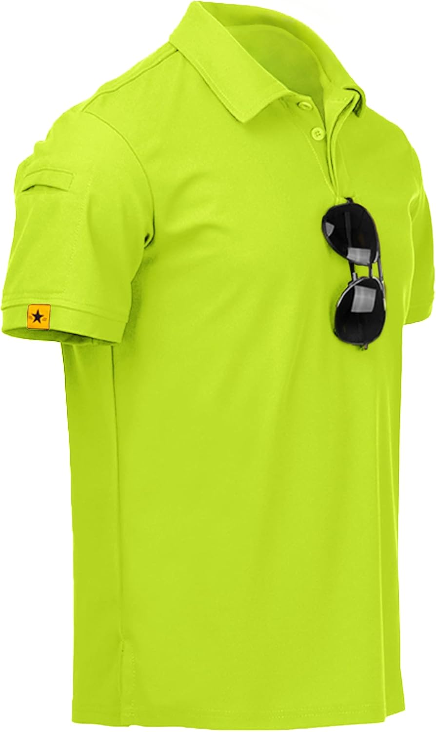 ZITY Polo de sport tactique à manches courtes pour homme – Polo athlétique style golf, élégant et décontracté pour le quotidien VELICYA