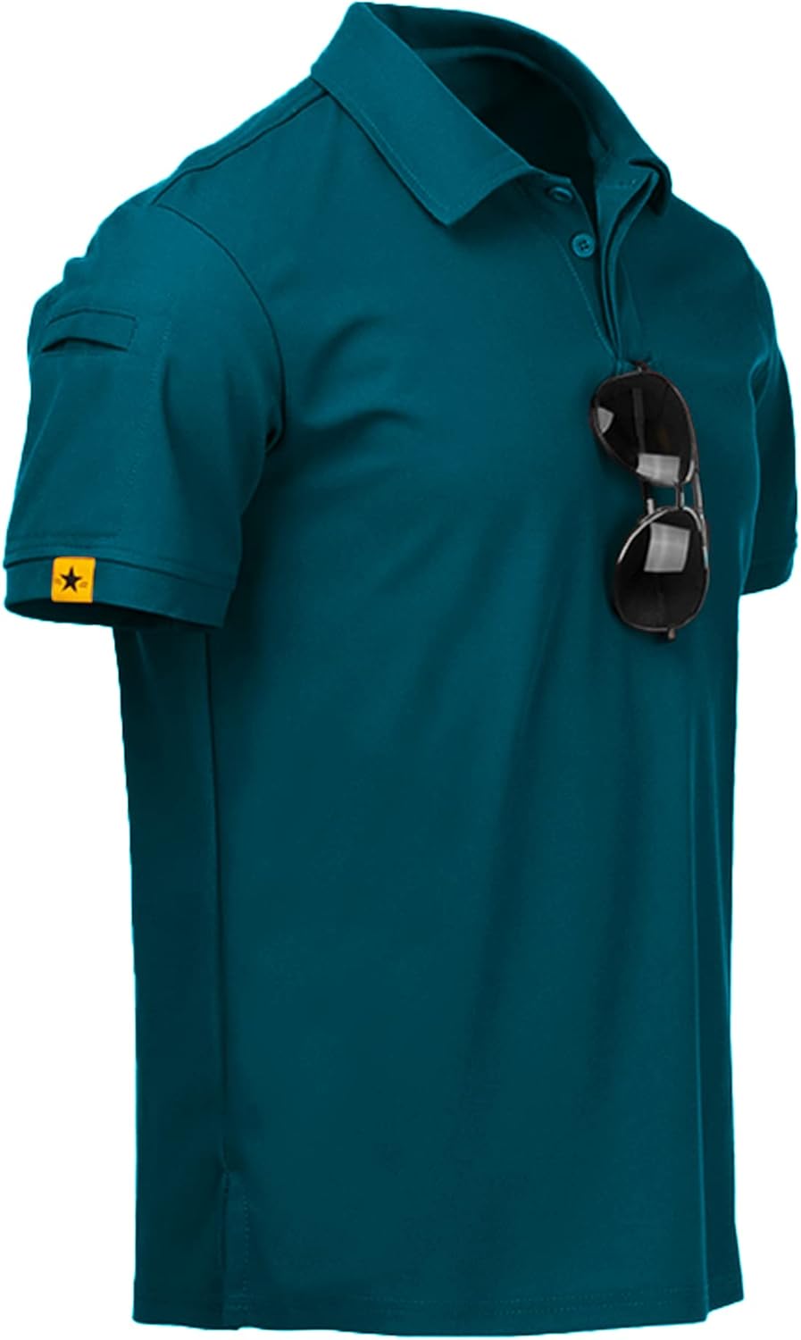 ZITY Polo de sport tactique à manches courtes pour homme – Polo athlétique style golf, élégant et décontracté pour le quotidien VELICYA
