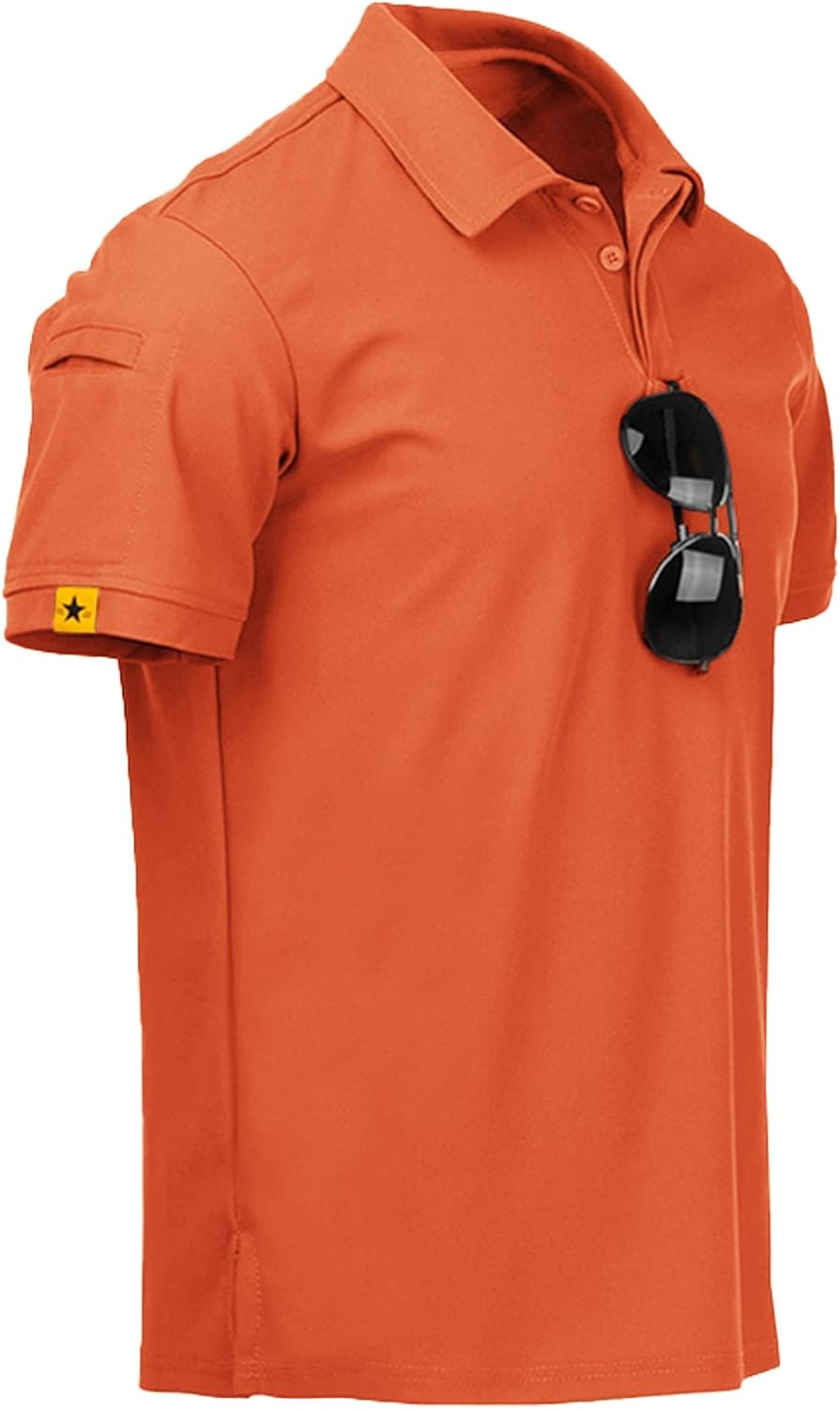 ZITY Polo de sport tactique à manches courtes pour homme – Polo athlétique style golf, élégant et décontracté pour le quotidien VELICYA