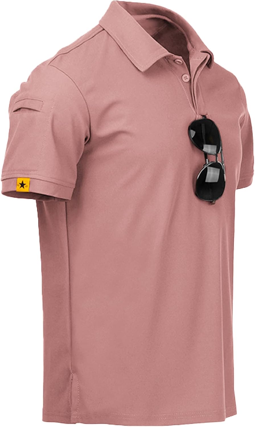 ZITY Polo de sport tactique à manches courtes pour homme – Polo athlétique style golf, élégant et décontracté pour le quotidien VELICYA