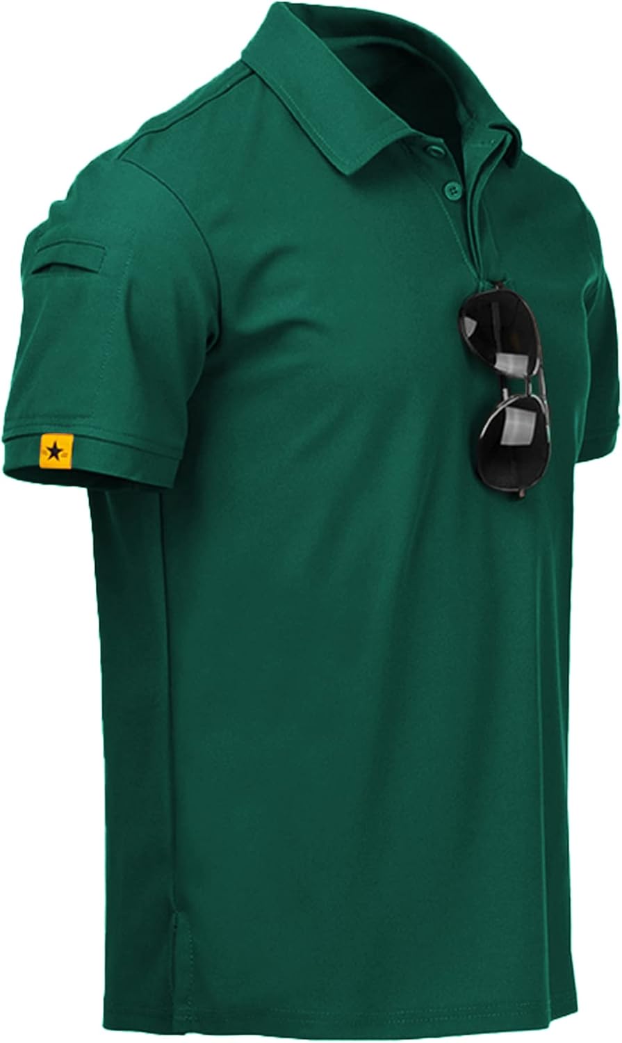 ZITY Polo de sport tactique à manches courtes pour homme – Polo athlétique style golf, élégant et décontracté pour le quotidien VELICYA