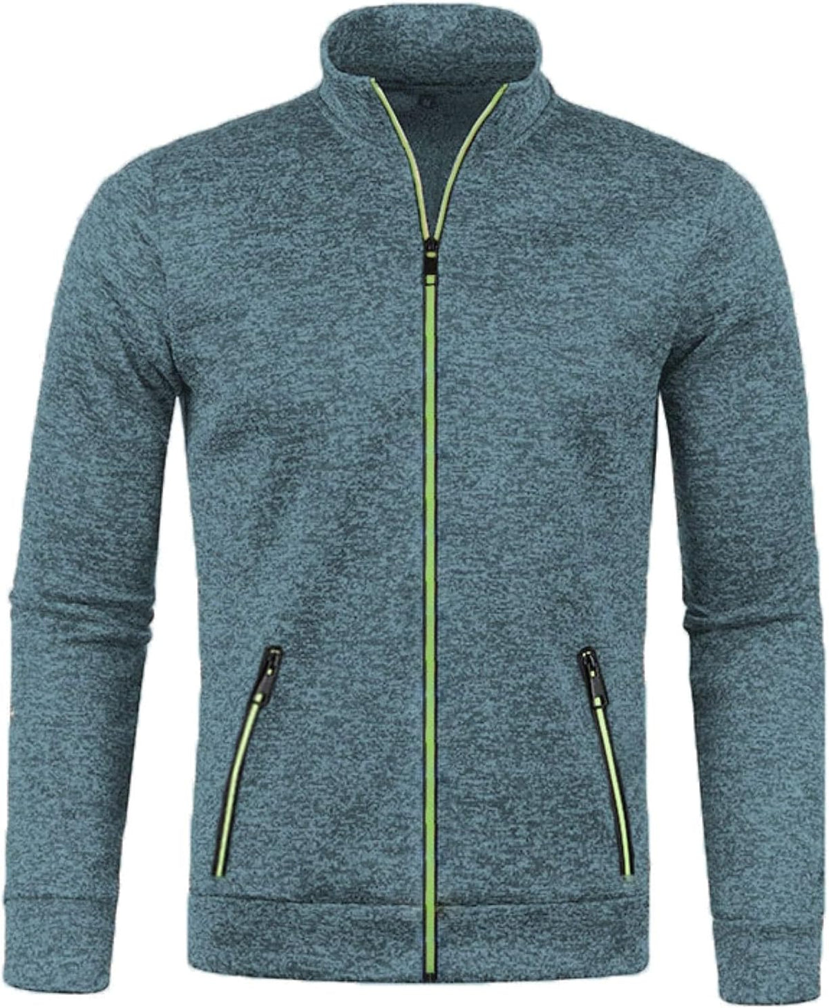 Gilet homme POIUIYQA zippé à col montant