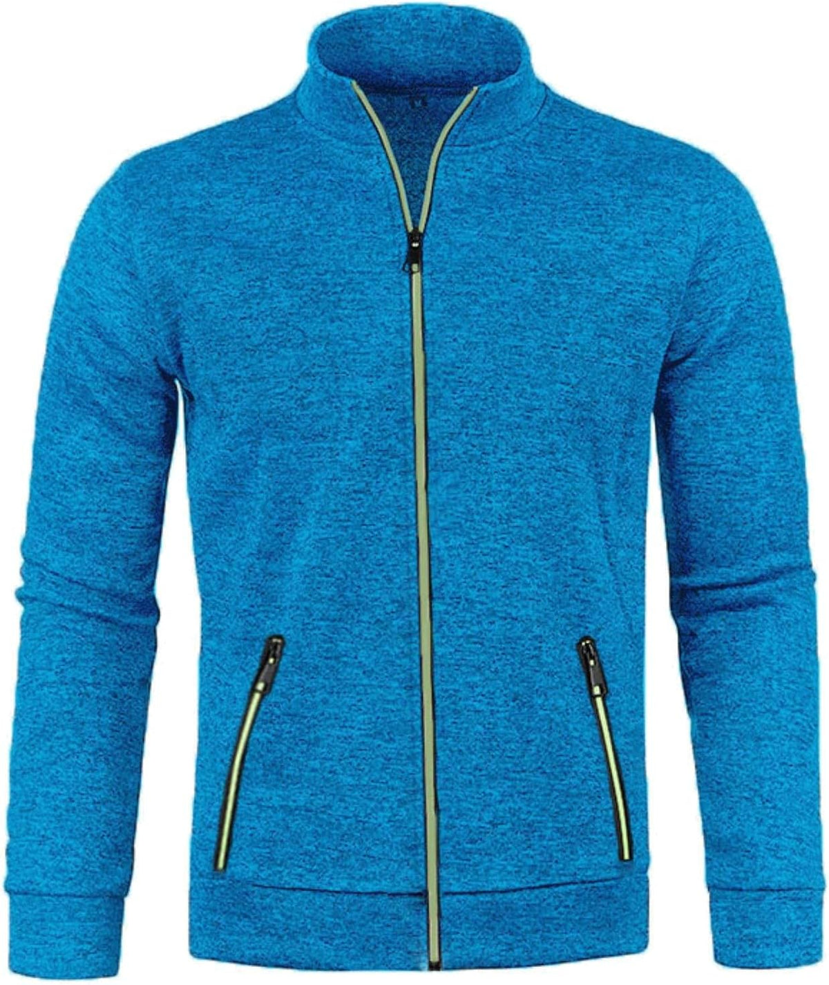 Gilet homme POIUIYQA zippé à col montant
