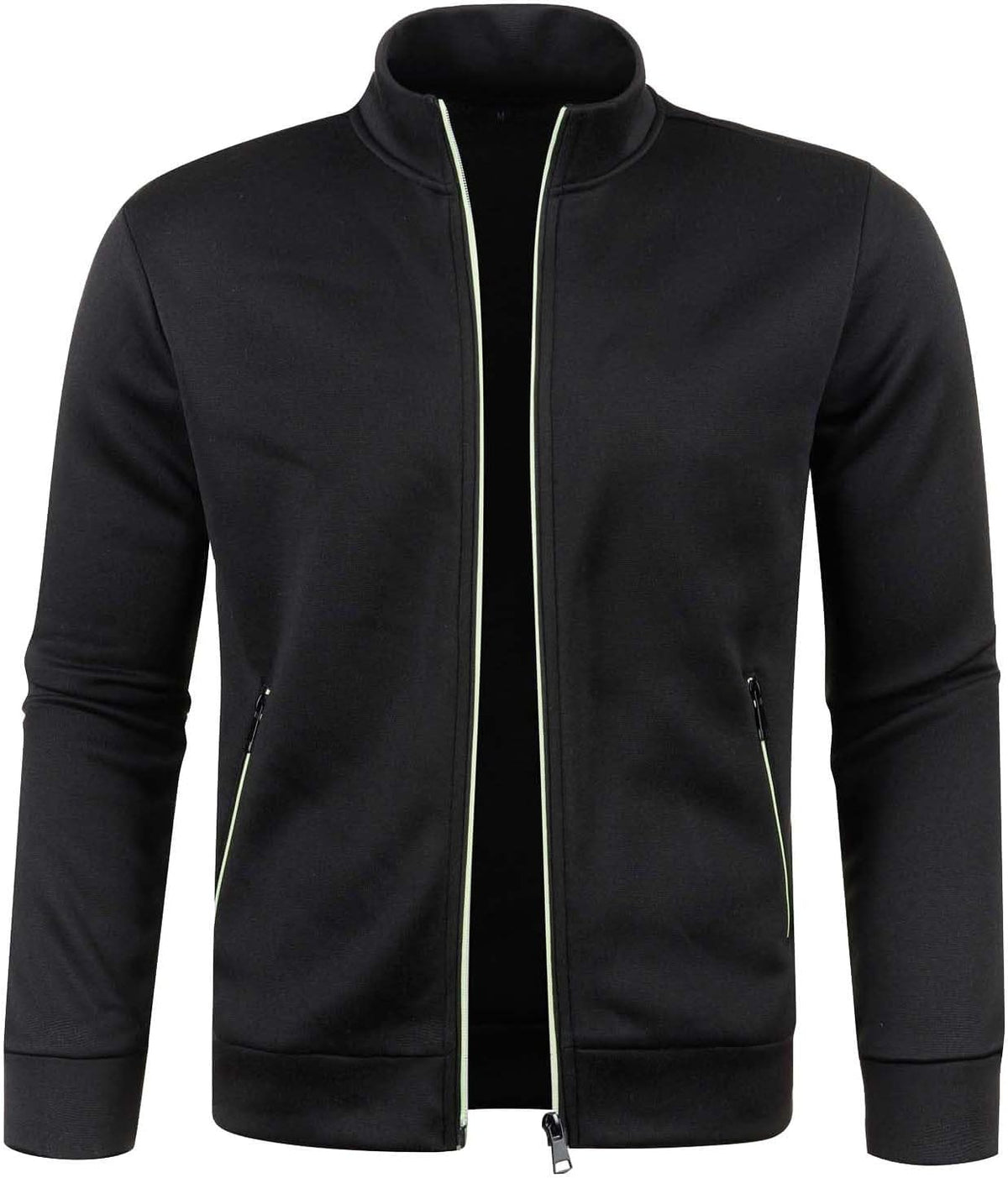 Gilet homme POIUIYQA zippé à col montant