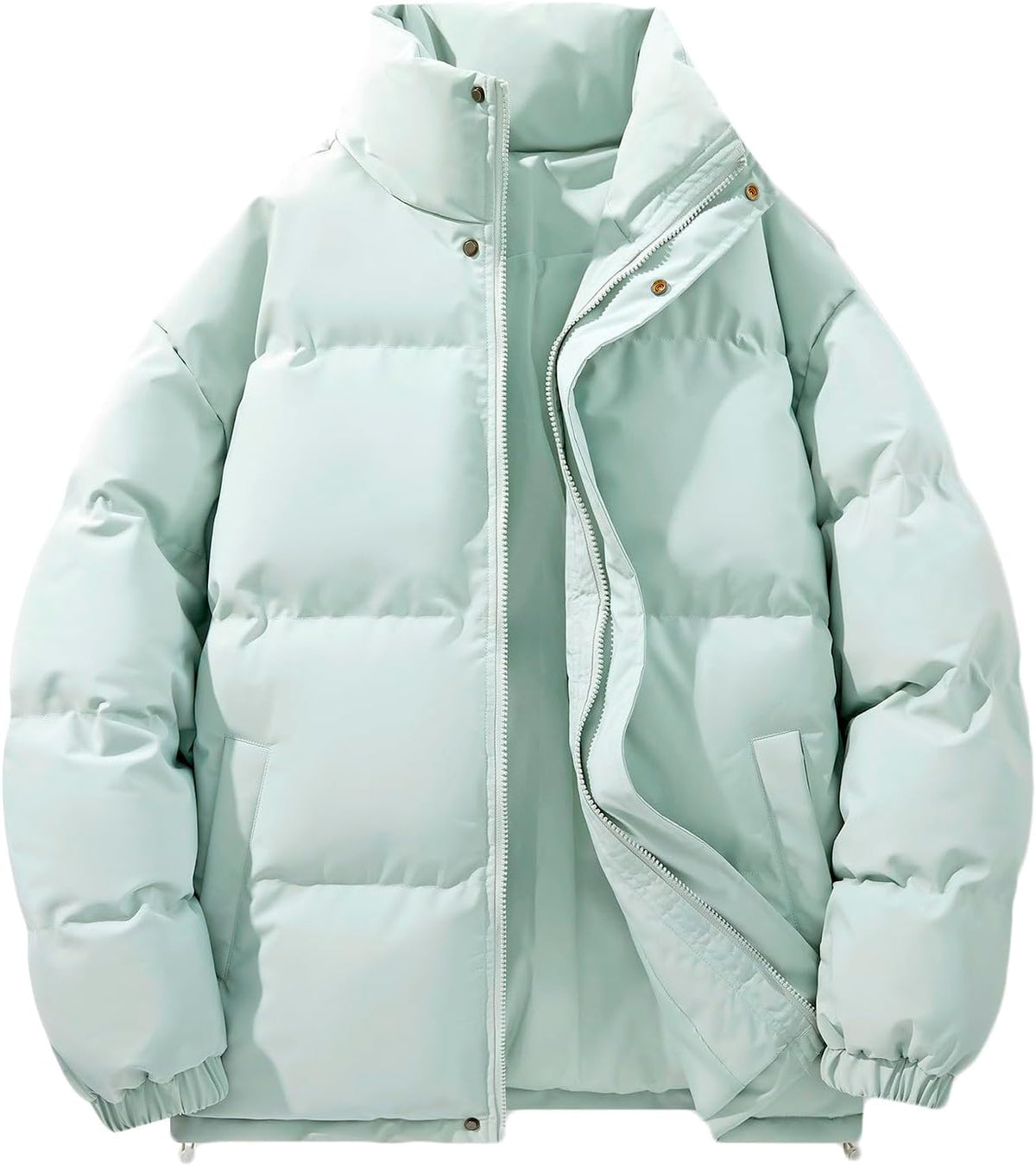 Doudoune matelassée d'hiver pour homme – Manteau chaud, épais et coupe-vent – Style outdoor et randonnée