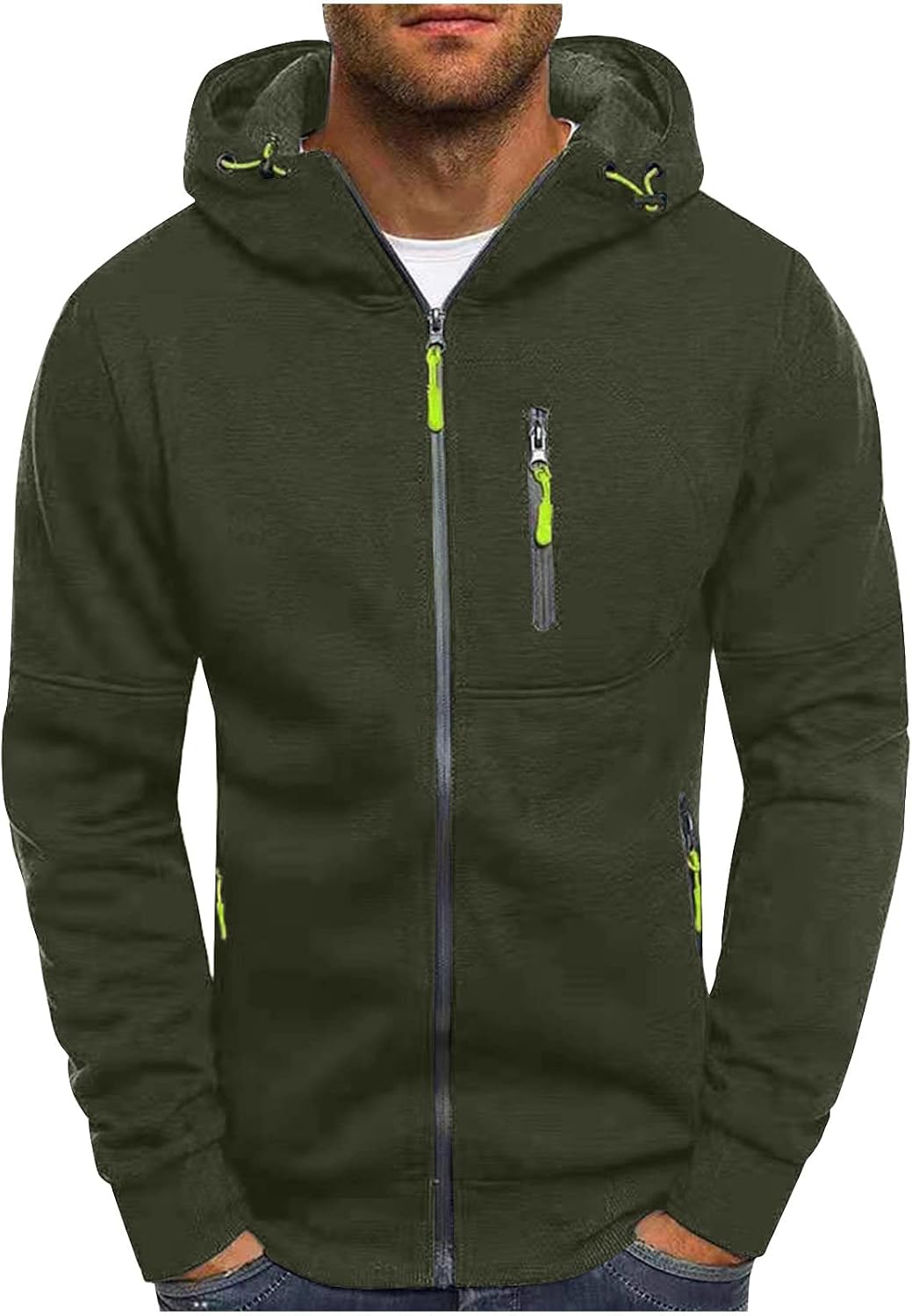 Sweat à capuche zippé homme HAOLEI – Style sportswear