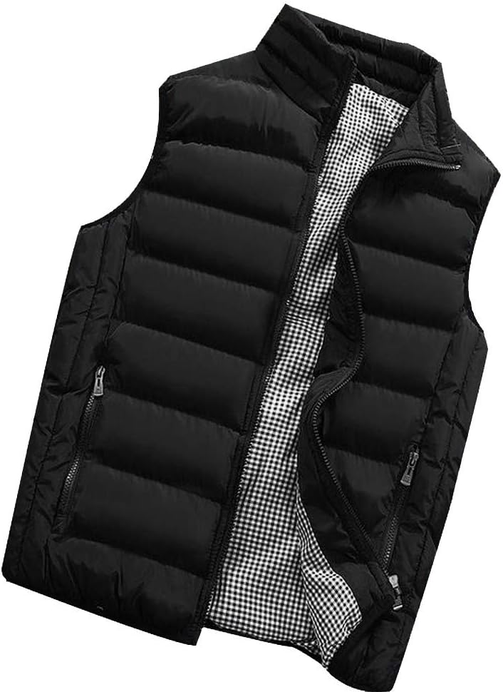 Doudoune Sans Manches Homme Ultra-Légère – Gilet Matelassé Chaud & Zippé