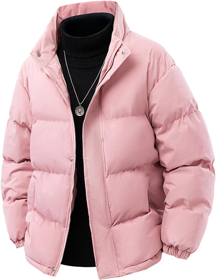 Doudoune matelassée d'hiver pour homme – Manteau chaud, épais et coupe-vent – Style outdoor et randonnée