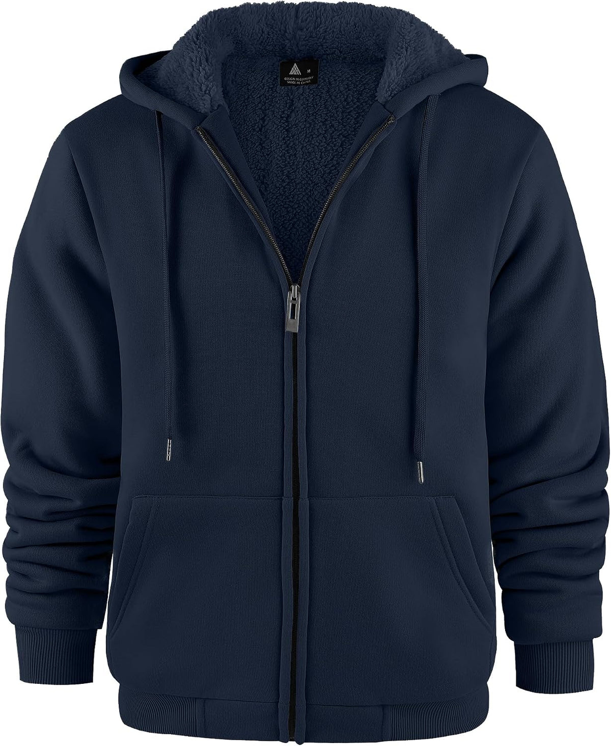Sweat à capuche zippé homme JACKETOWN – doublé et chaud