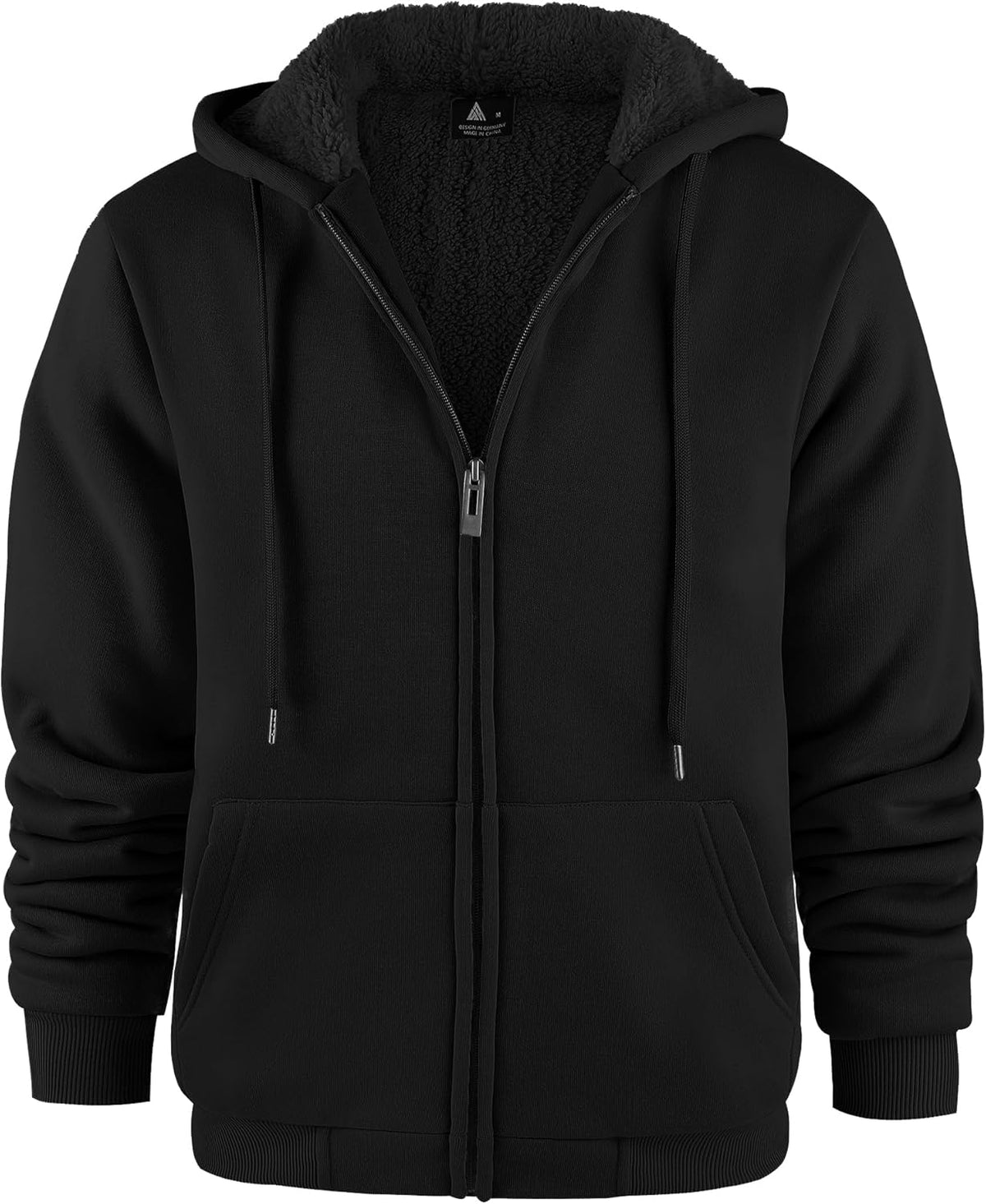 Sweat à capuche zippé homme JACKETOWN – doublé et chaud