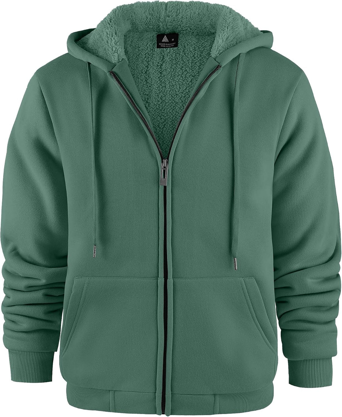 Sweat à capuche zippé homme JACKETOWN – doublé et chaud