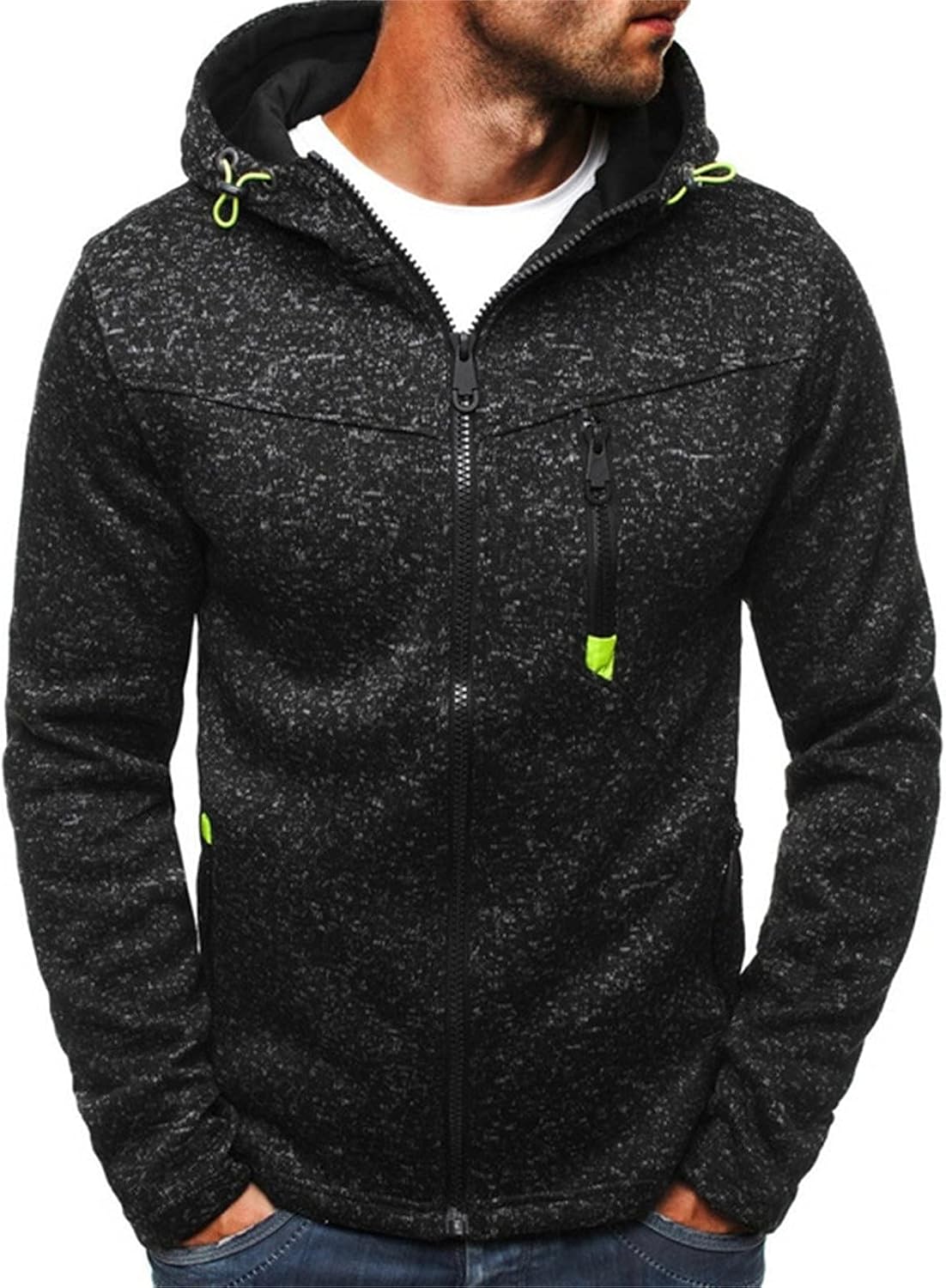 Sweat à capuche zippé homme HAOLEI – Style sportswear
