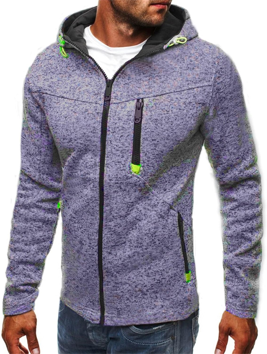 Sweat à capuche zippé homme HAOLEI – Style sportswear