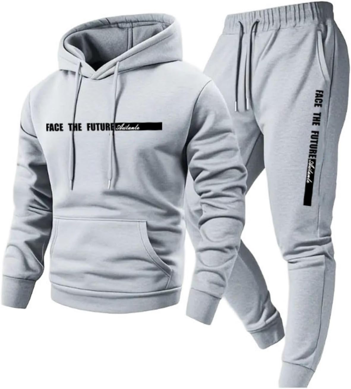 MOKBAY – Ensemble Jogging Homme Chic – Sweat à Capuche & Pantalon de Survêtement Hiver