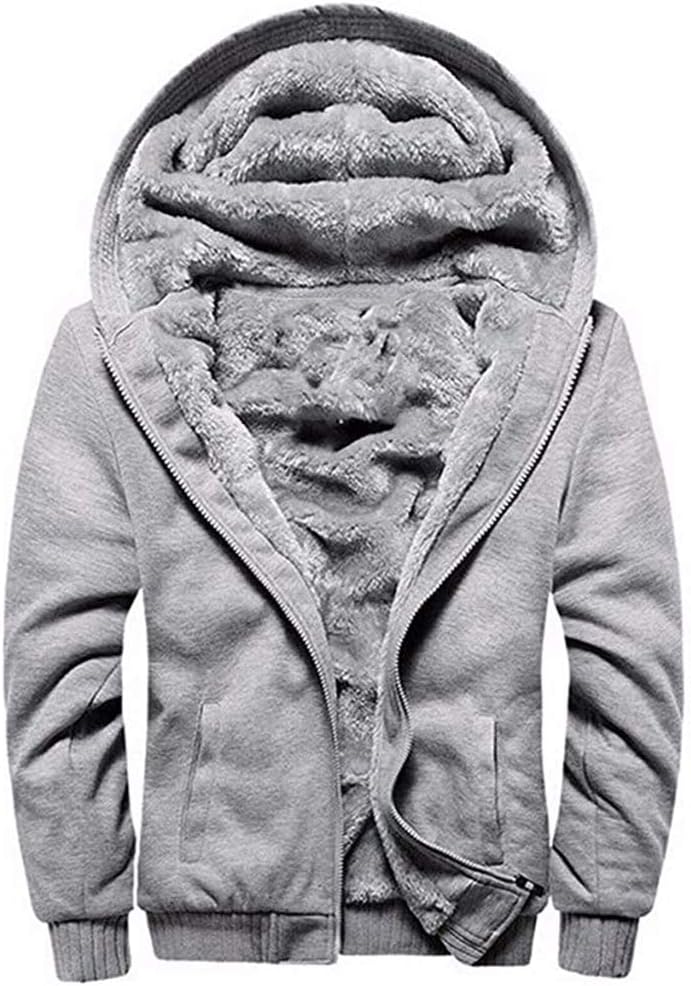 LBL – Veste Homme Épaisse à Capuche – Blouson Manches Longues, Décontracté & Urbain