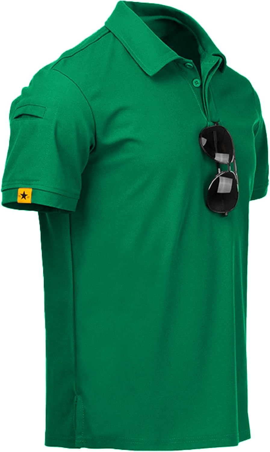 ZITY Polo de sport tactique à manches courtes pour homme – Polo athlétique style golf, élégant et décontracté pour le quotidien VELICYA