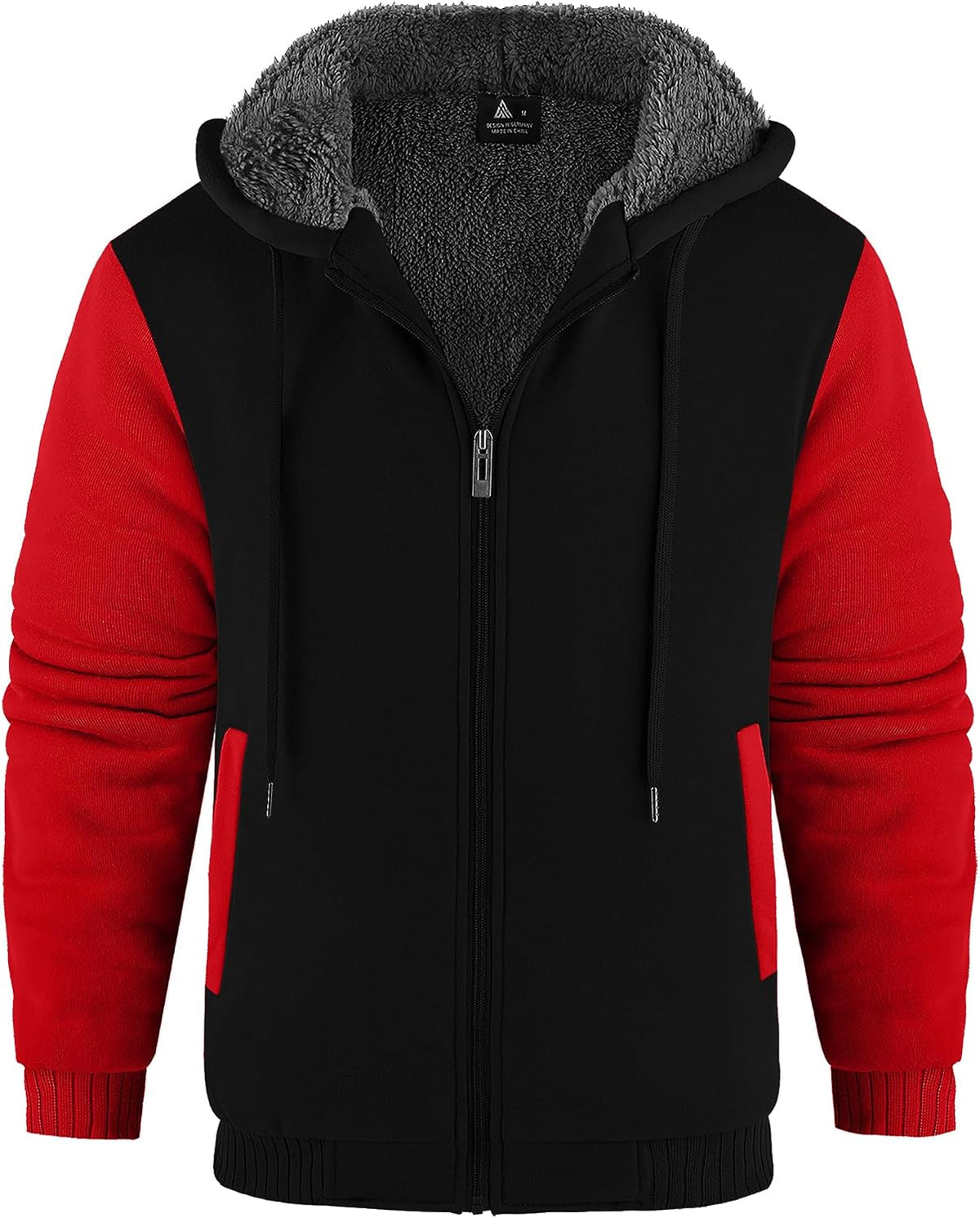 Sweat à capuche zippé homme JACKETOWN – doublé et chaud