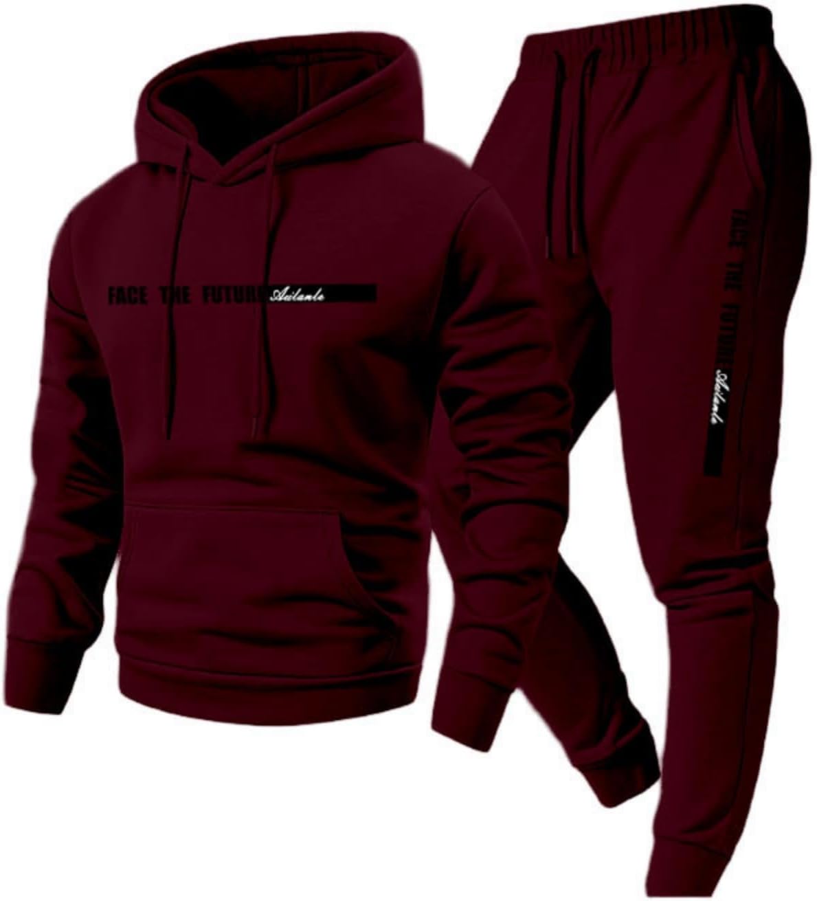 MOKBAY – Ensemble Jogging Homme Chic – Sweat à Capuche & Pantalon de Survêtement Hiver