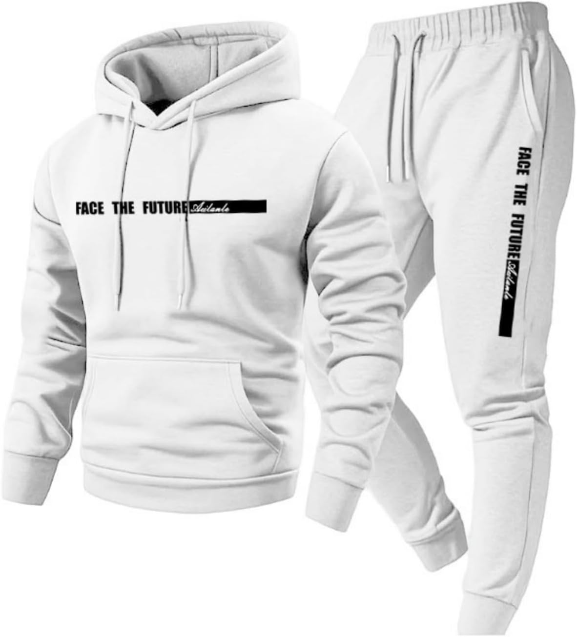 MOKBAY – Ensemble Jogging Homme Chic – Sweat à Capuche & Pantalon de Survêtement Hiver