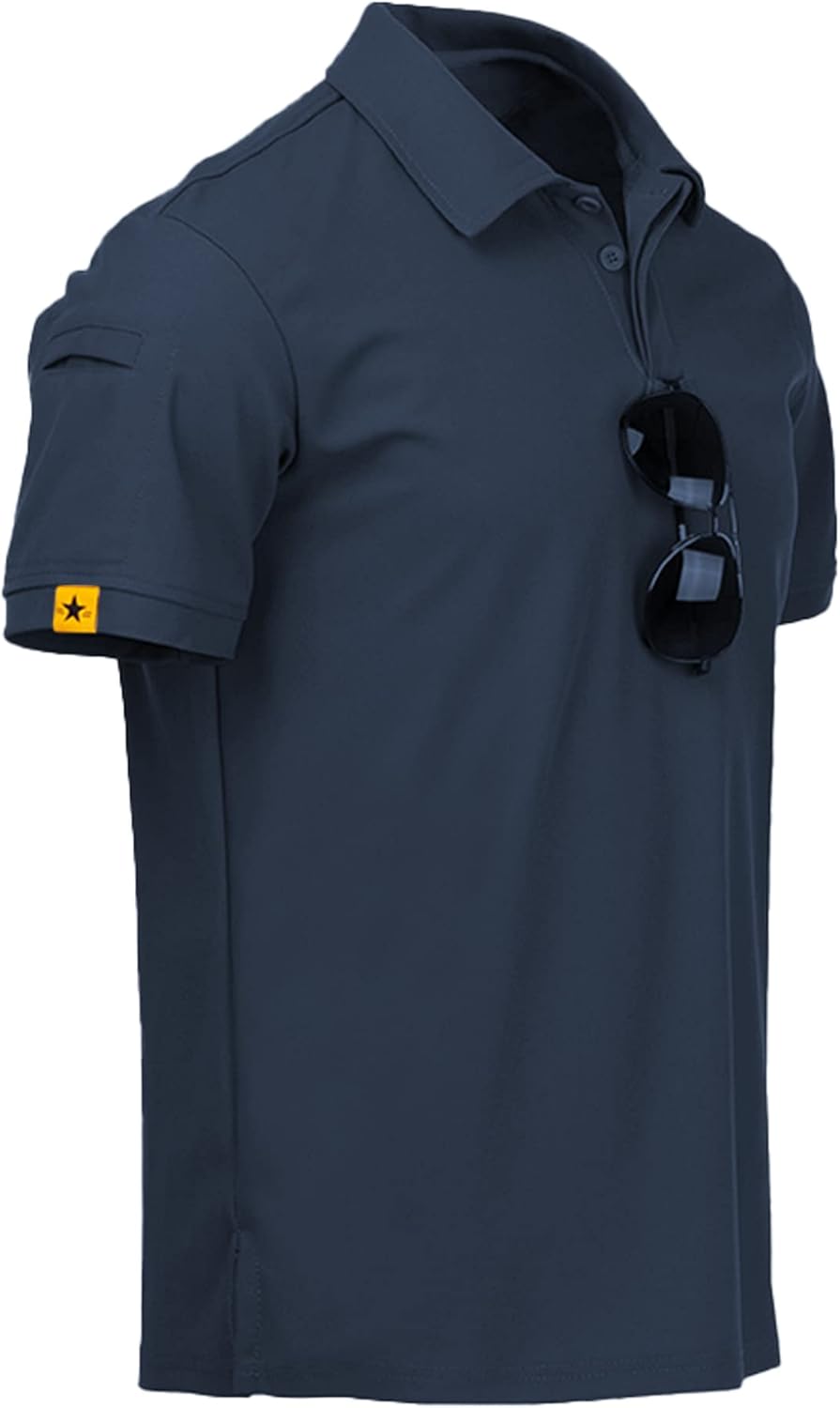 ZITY Polo de sport tactique à manches courtes pour homme – Polo athlétique style golf, élégant et décontracté pour le quotidien VELICYA