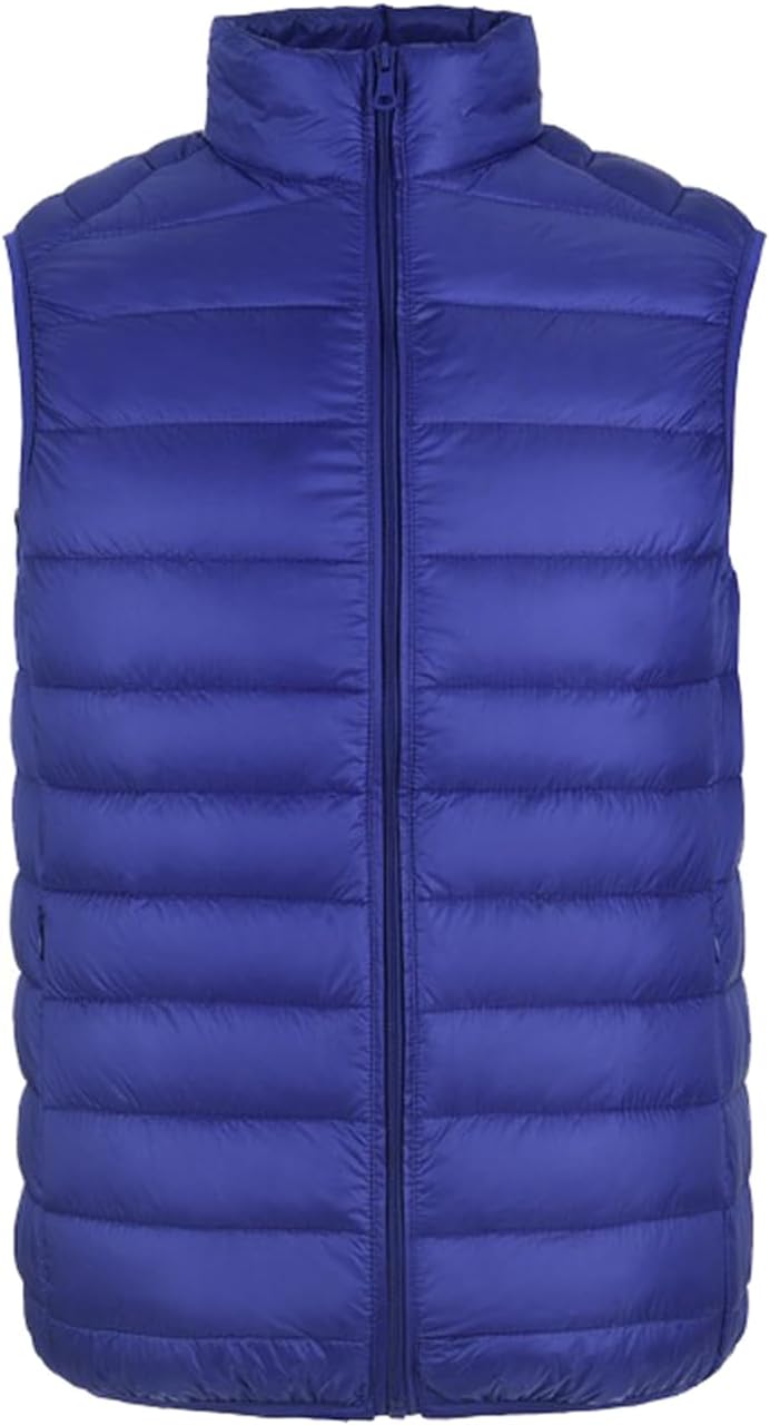 Doudoune sans manches légère et matelassée pour homme – Gilet chaud outdoor automne-hiver