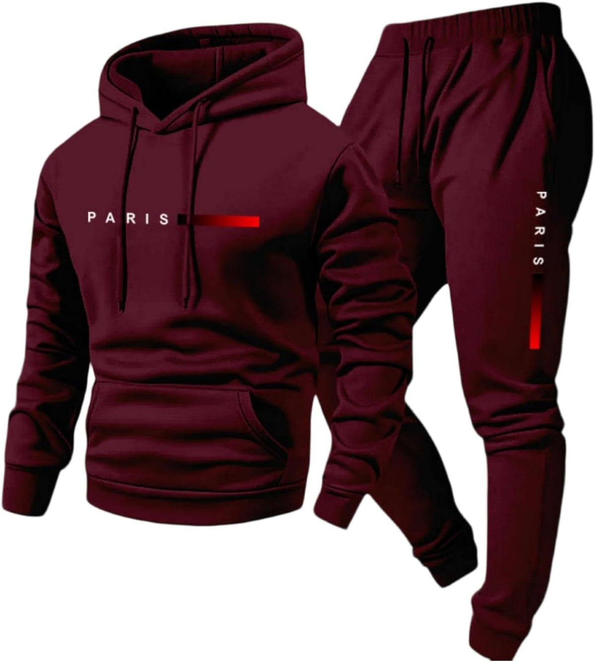 MOKBAY – Ensemble Jogging Homme Chic – Sweat à Capuche & Pantalon de Survêtement Hiver