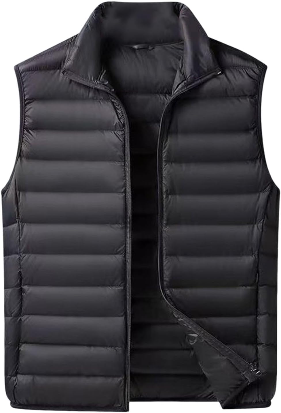 Doudoune Sans Manches Homme Ultra-Légère – Gilet Matelassé Chaud & Zippé Style Travail