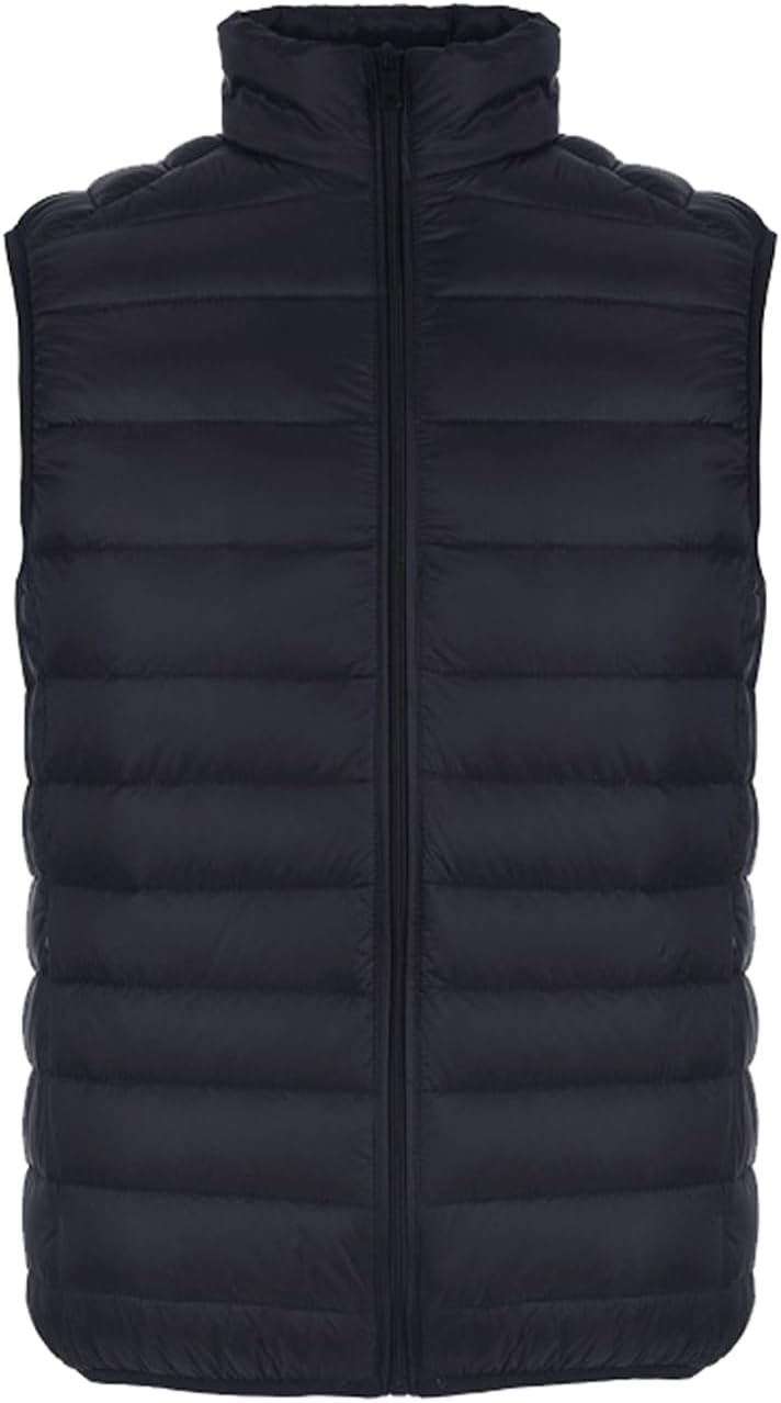 Doudoune sans manches légère et matelassée pour homme – Gilet chaud outdoor automne-hiver