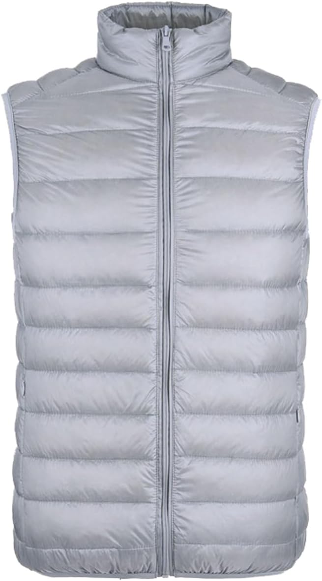 Doudoune sans manches légère et matelassée pour homme – Gilet chaud outdoor automne-hiver