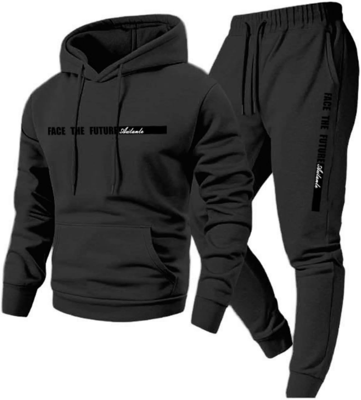 MOKBAY – Ensemble Jogging Homme Chic – Sweat à Capuche & Pantalon de Survêtement Hiver