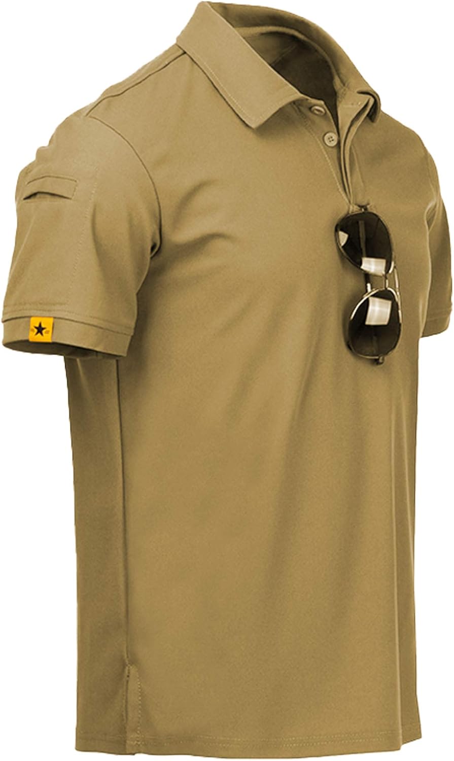ZITY Polo de sport tactique à manches courtes pour homme – Polo athlétique style golf, élégant et décontracté pour le quotidien VELICYA