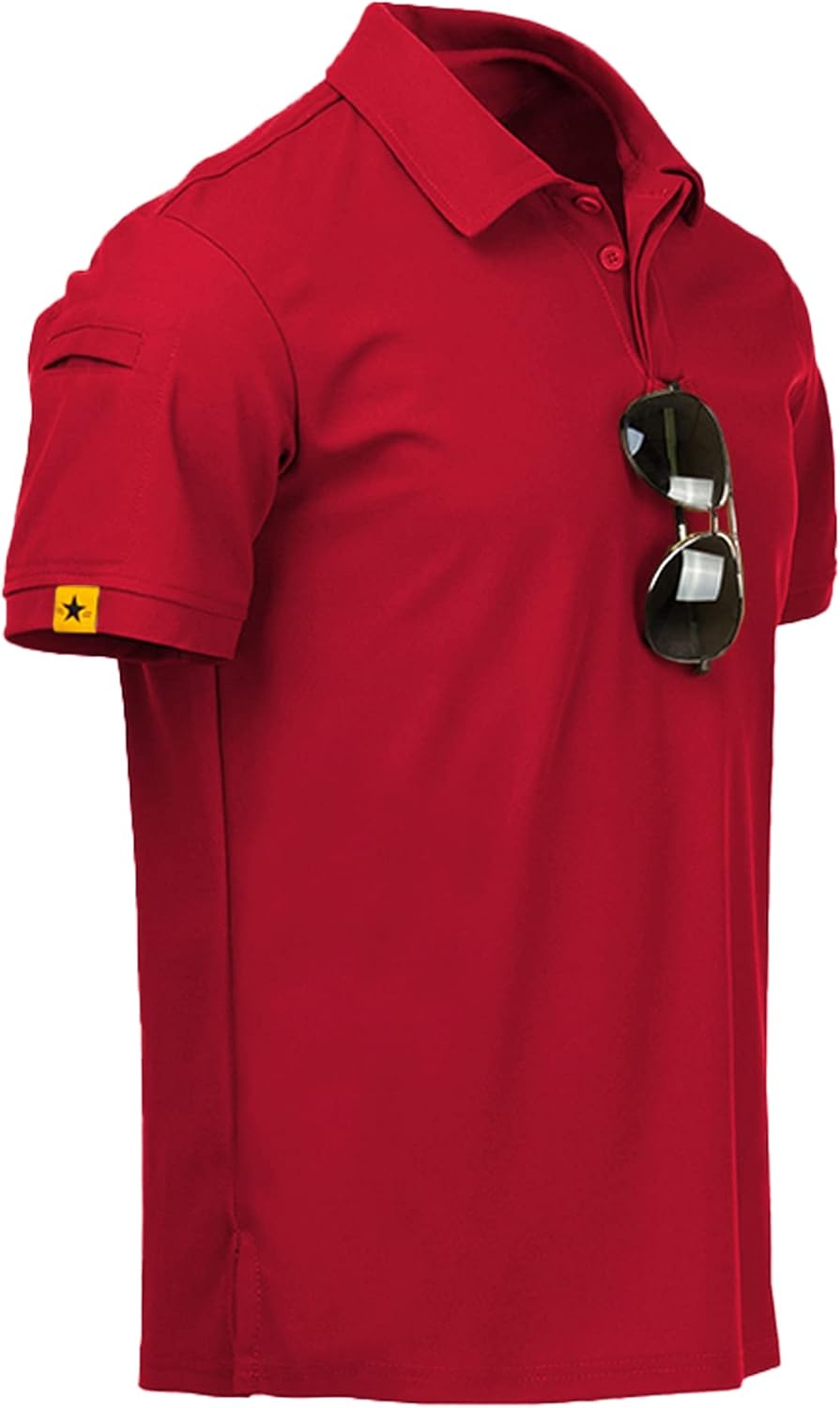 ZITY Polo de sport tactique à manches courtes pour homme – Polo athlétique style golf, élégant et décontracté pour le quotidien VELICYA