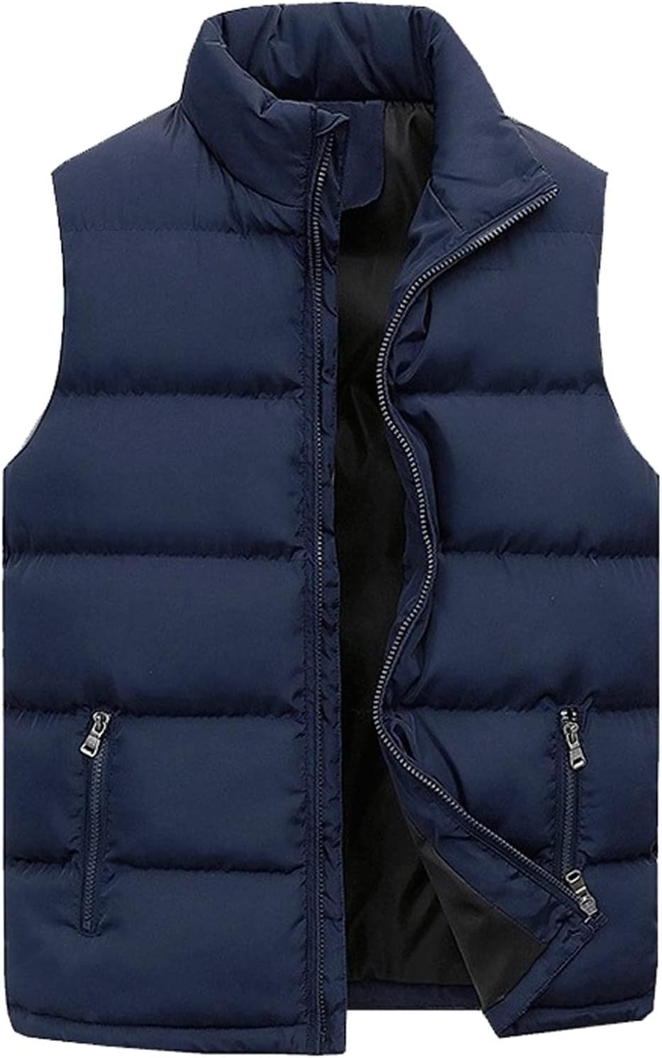 Doudoune sans manches homme grande taille – Gilet matelassé ultra-léger, chaud & sportswear