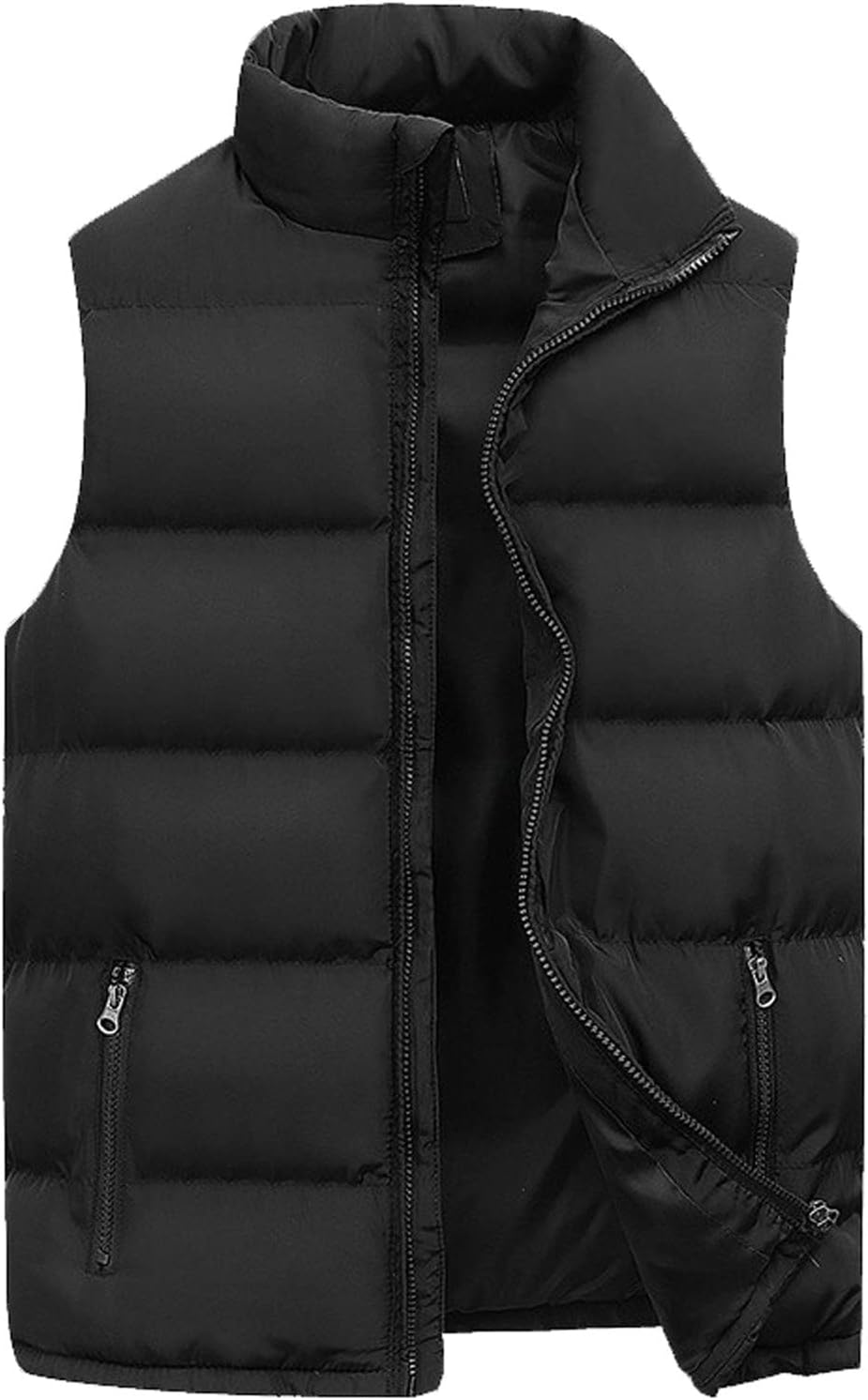 Doudoune sans manches homme grande taille – Gilet matelassé ultra-léger, chaud & sportswear