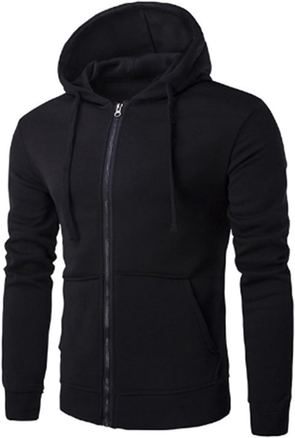 Susenstone – Sweat à Capuche Homme Grande Taille – Cardigan Sportswear Uni avec Poche