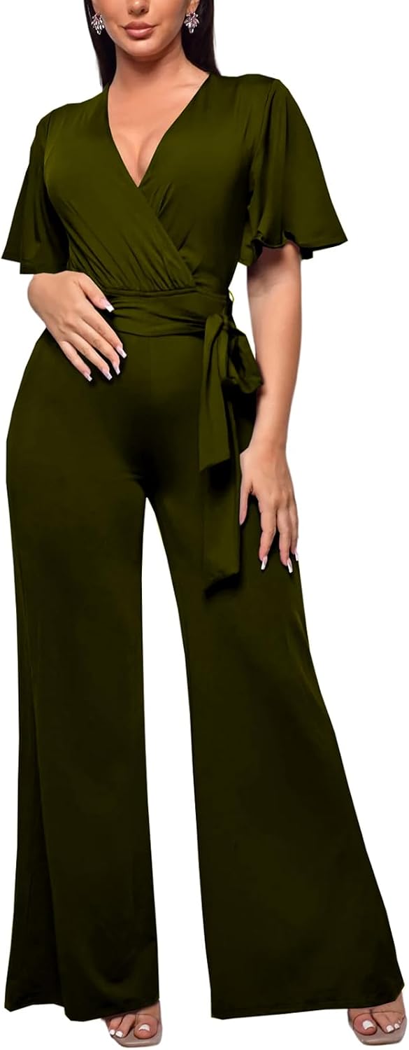 PaladMom – Combinaison Femme Élégante & Glamour – Pantalon Long, Style Soirée & Clubwear